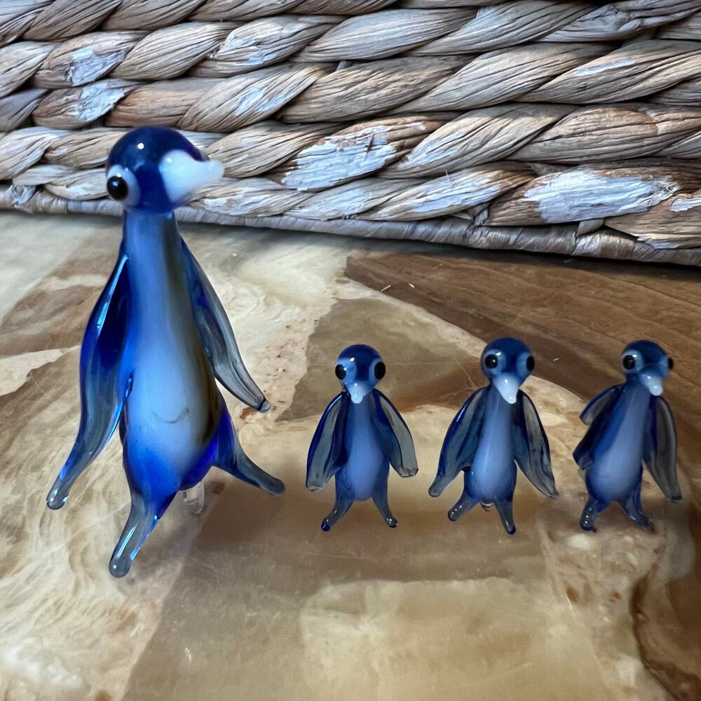 Glass Penguin Family